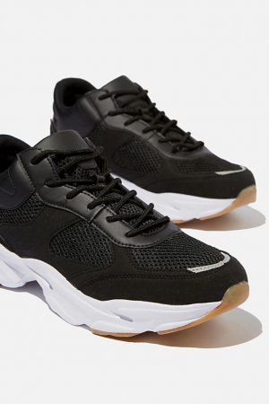 Cotton On Sneakers | Mens Dimitri Sneaker Boot Black/White