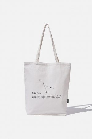 Cotton On Bags | Mens Foundation Online Exclusive Star Sign Tote Cancer